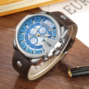 Relógio Masculino Curren de Luxo - Pulseira de Couro